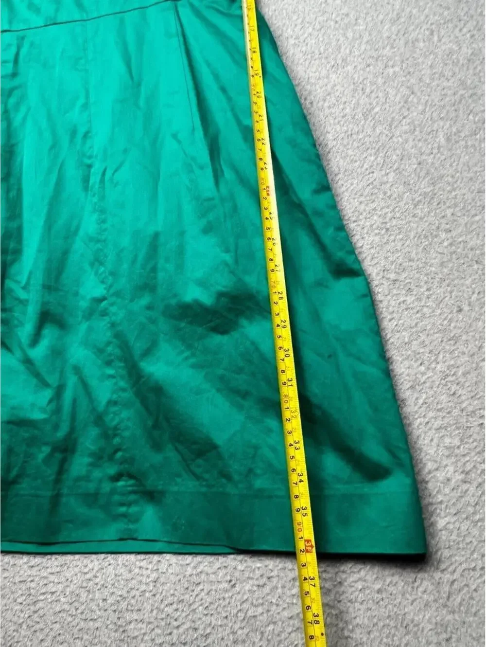 J.Crew Womens 10 Green One Shoulder Dress Studio Sheath Taffeta Holiday Party